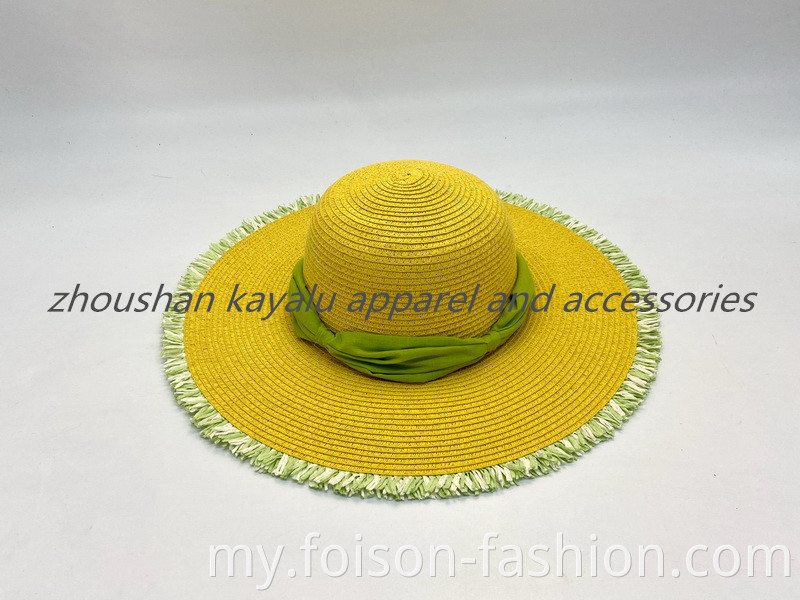 New Summer Straw Ladies Hat Beach Hat Shade Hat1